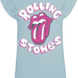 The Rolling Stones T-Shirt Sketchy Lick S to XXL for Women mint
