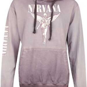 Nirvana Hoodie Angel S to XXL for Women purple