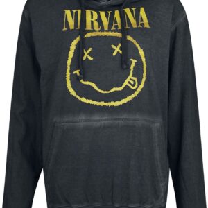 Nirvana Hoodie Smiley S to XXL for Women black