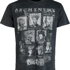 Arch Enemy T-Shirt Family Cards S to XL for Men grey