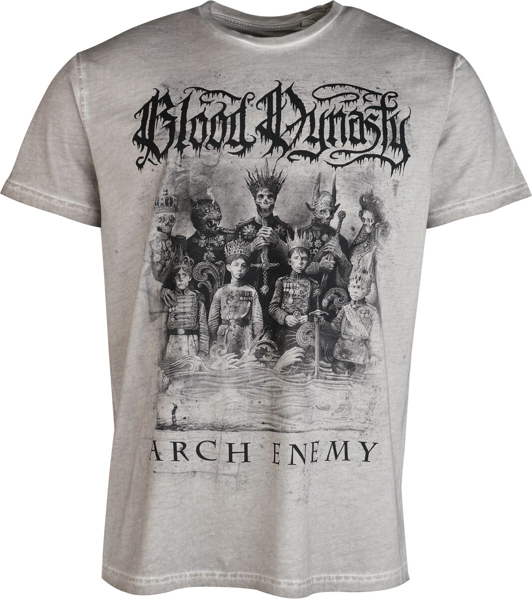 Arch Enemy T-Shirt Family Picture S to 4XL for Men light grey