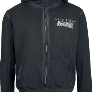 Arch Enemy Hoodie Jacket Blood Dynasty M to XL for Men anthracite