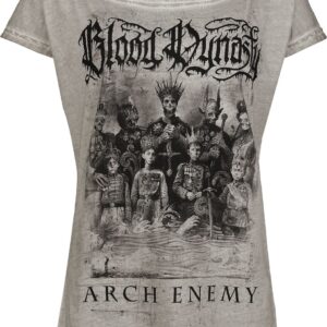 Arch Enemy T-Shirt Family Picture S to 4XL for Women light grey