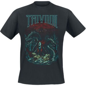 Trivium T-Shirt Dragon Mermaid S to XXL for Men black