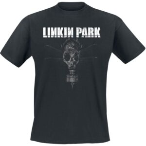 Linkin Park T-Shirt Gas Mask S to XXL for Men black
