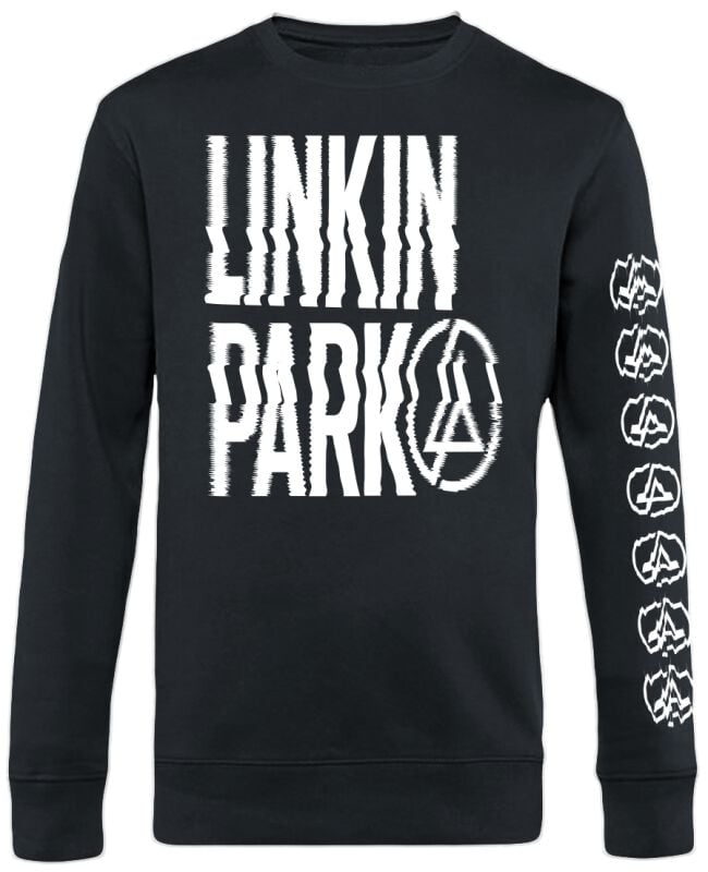 Linkin Park Long-sleeve Shirt Glitch Shift S to XXL for Men black