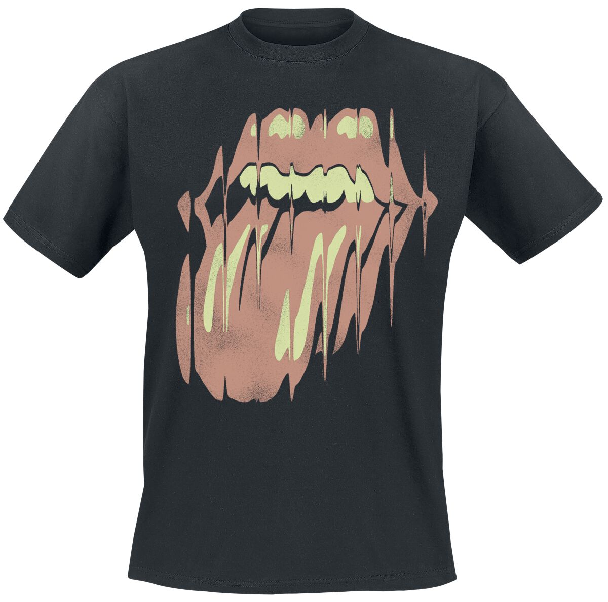 The Rolling Stones T-Shirt Frequency Waves S to XL for Men black
