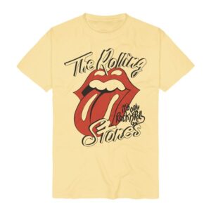 The Rolling Stones T-Shirt Only Rock N Roll S to 3XL for Men yellow