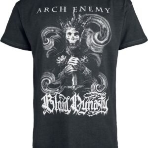 Arch Enemy T-Shirt Bloody Wave Glow In The Dark L to 4XL for Men anthracite