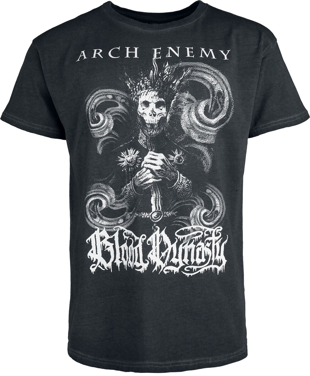 Arch Enemy T-Shirt Bloody Wave Glow In The Dark L to 4XL for Men anthracite