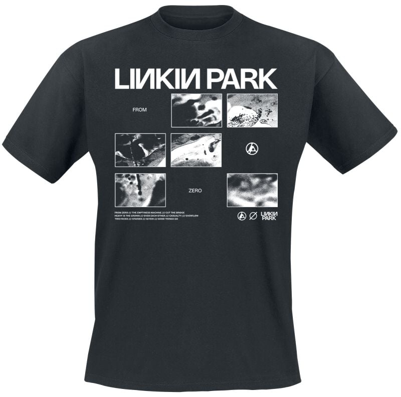 Linkin Park T-Shirt From Zero Block S to 5XL for Men black