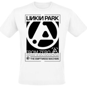 Linkin Park T-Shirt From Zero The Emptiness Block S to 5XL for Men white