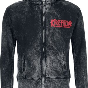 Kreator Hoodie Jacket Pleasure To Kill S to XXL for Men anthracite