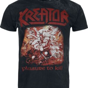 Kreator T-Shirt Pleasure To Kill S to XXL for Men anthracite