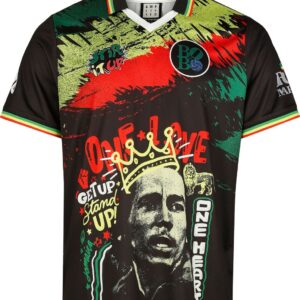 Bob Marley Jersey Amplified Collection One Love Rock FC S to 5XL for Men multicolour