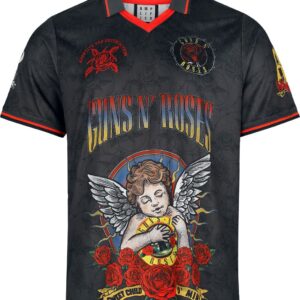 Guns N' Roses Jersey Amplified Collection Sweet Child O' Mine Rock FC S to 5XL for Men multicolour