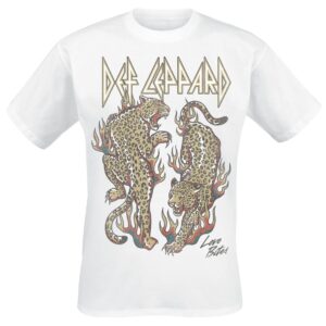 Def Leppard T-Shirt Love Bites S to 3XL for Men white