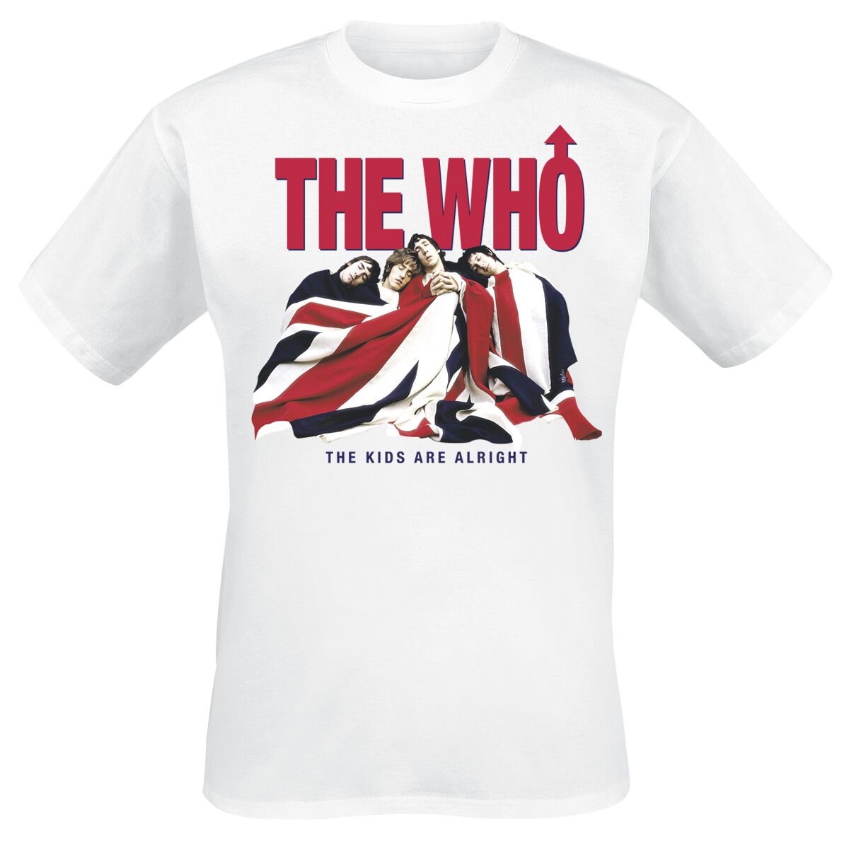 The Who T-Shirt The Kids Are Alright S to XXL for Men white