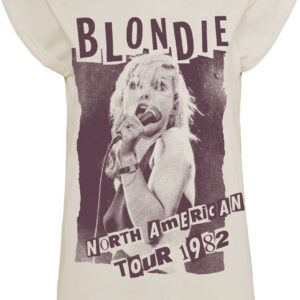 Blondie T-Shirt North American Tour 1982 S to XXL for Women off white