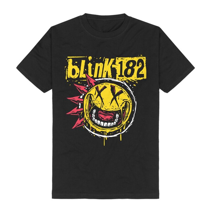 Blink 182 T-Shirt Punk Smile S to 3XL for Men black