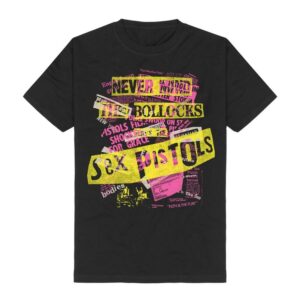 Sex Pistols T-Shirt Never Mind The Copy S to XXL for Men black