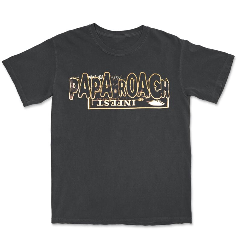 Papa Roach T-Shirt Horizontal S to XXL for Men black