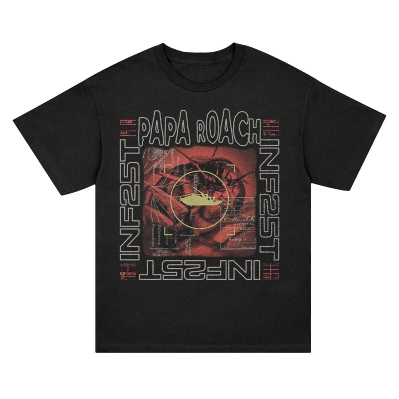 Papa Roach T-Shirt Lab S to L for Men black