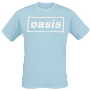 Oasis T-Shirt Decca Logo S to 3XL for Men blue