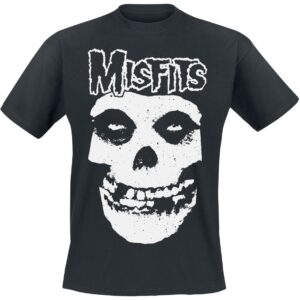 Misfits T-Shirt White Logo L to 4XL for Men black