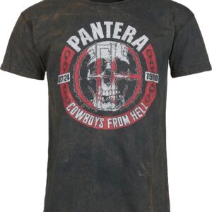 Pantera T-Shirt Skull Circle S to XL for Men rust
