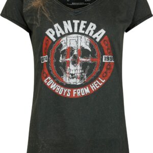 Pantera T-Shirt Skull Circle L to XXL for Women rust