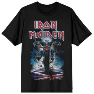 Iron Maiden T-Shirt Eddie Biker S to 4XL for Men black