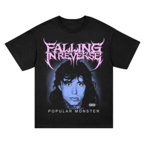 Falling In Reverse T-Shirt Monster Creature M to XXL for Men black