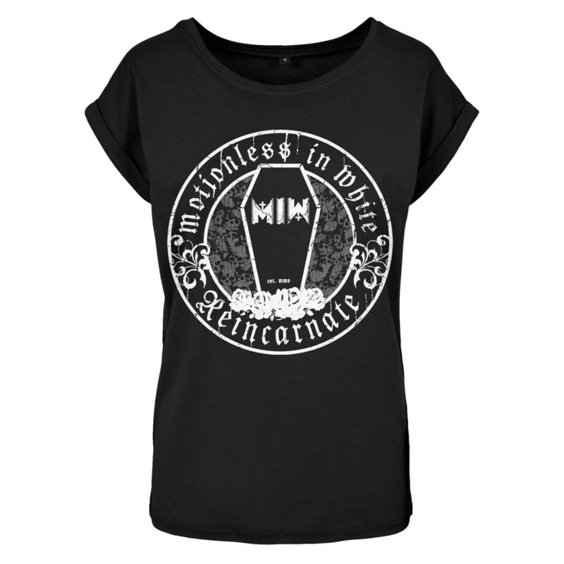 Motionless In White T-Shirt Crest S to XL for Women black