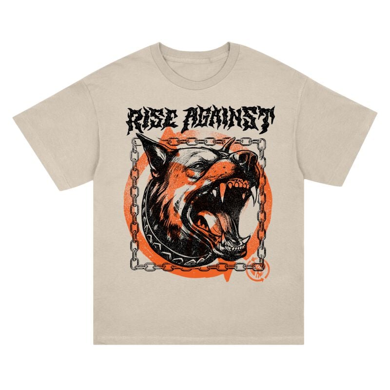 Rise Against T-Shirt Bark S to XXL for Men natural