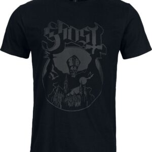 Ghost T-Shirt Logo S to 4XL for Men black