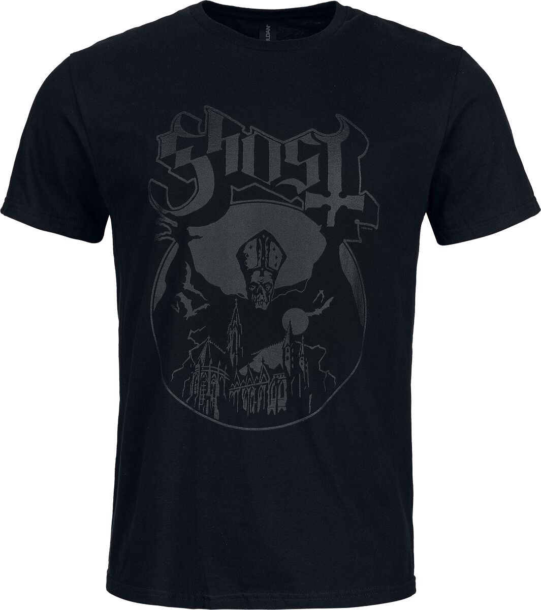 Ghost T-Shirt Logo S to 4XL for Men black