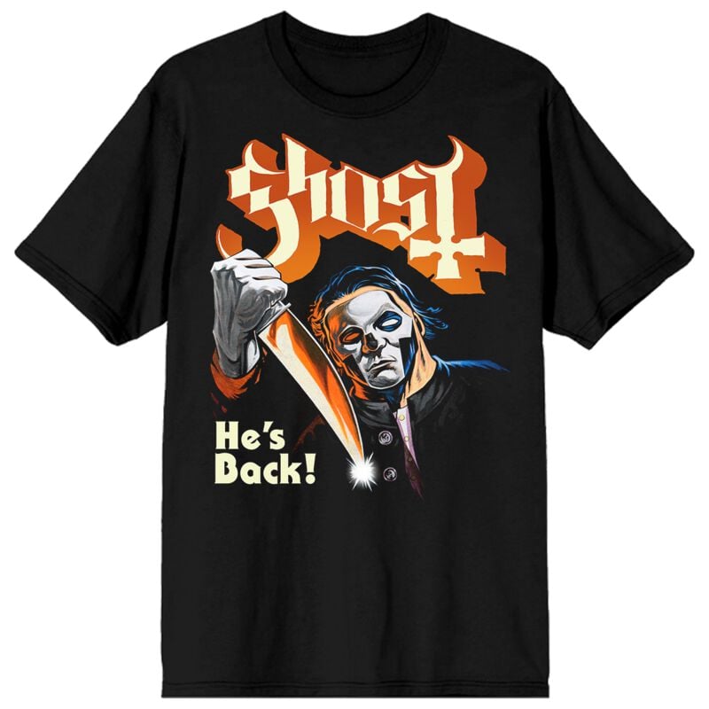 Ghost T-Shirt He's Back S to 4XL for Men black