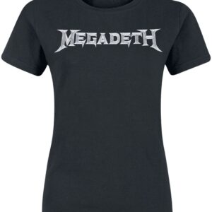 Megadeth T-Shirt Logo L to XXL for Women black