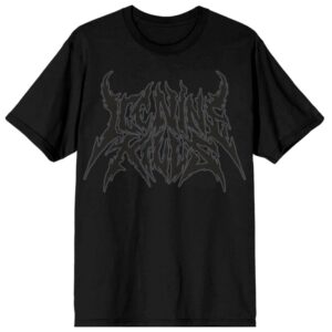 Ice Nine Kills T-Shirt Black On Black Puff Print S to L for Men black