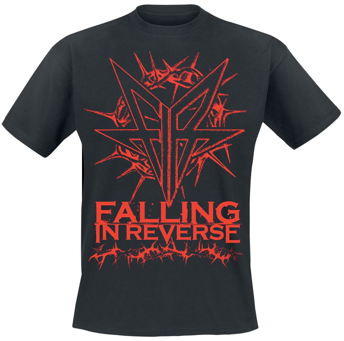 Falling In Reverse T-Shirt Thorns S to 4XL for Men black
