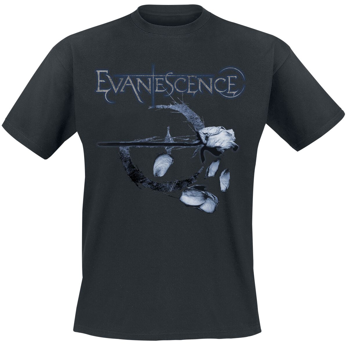 Evanescence T-Shirt Logo Petals M to 4XL for Men black