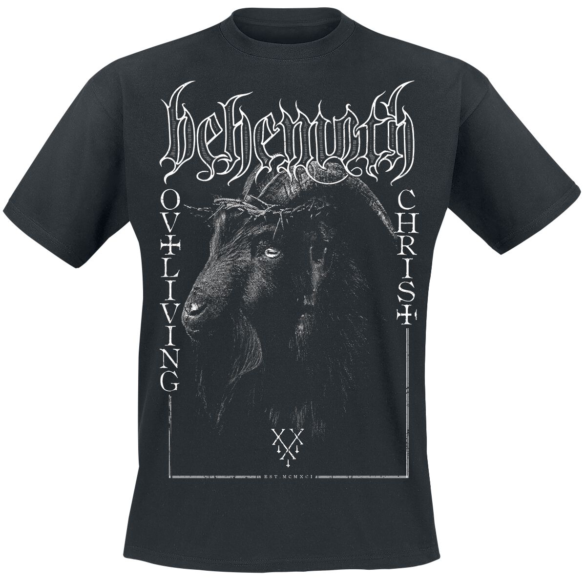 Behemoth T-Shirt 33 Goat S to XXL for Men black