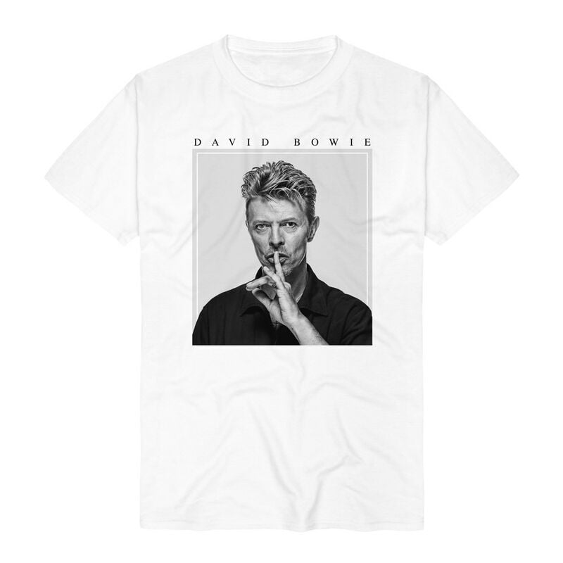 David Bowie T-Shirt Photo S to 3XL for Men white