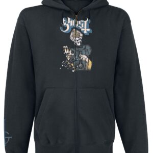 Ghost Hoodie Jacket Papa Of The World On Fire S to XXL for Men black