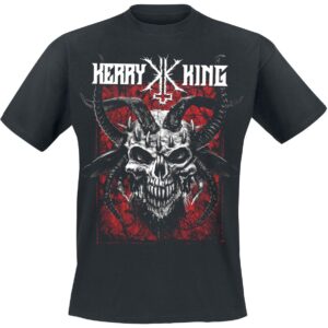 Kerry King T-Shirt Thorns Skull S to XL for Men black