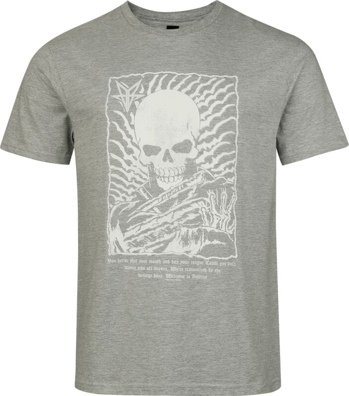 Falling In Reverse T-Shirt Digital Black S to 3XL for Men grey