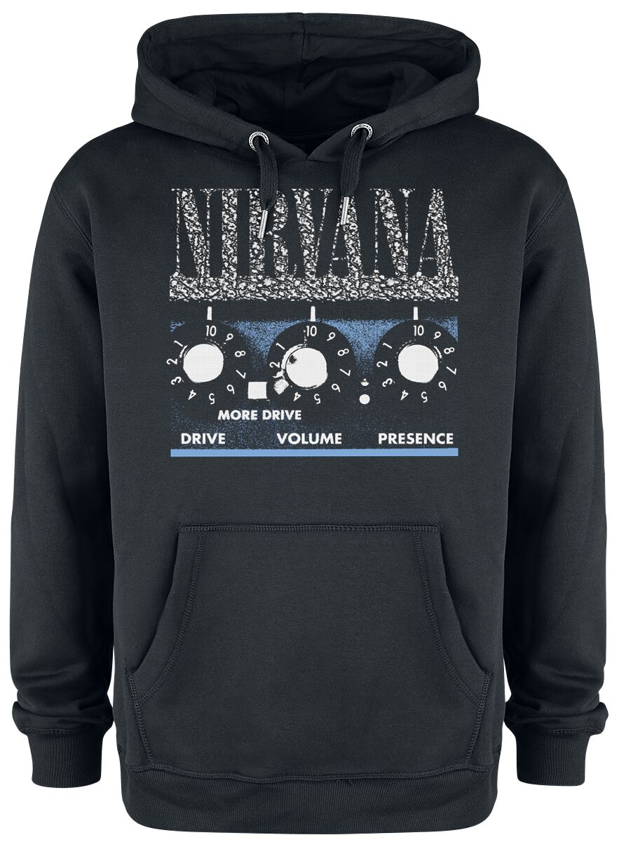 Nirvana Hoodie Amplified Collection More Drive S to 3XL for Men black