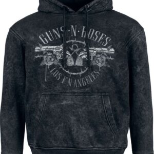 Guns N' Roses Hoodie Bullet Logo M to XXL for Women anthracite