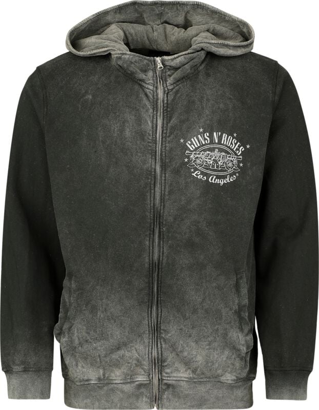 Guns N' Roses Hoodie Jacket Paradise City S to XXL for Men grey